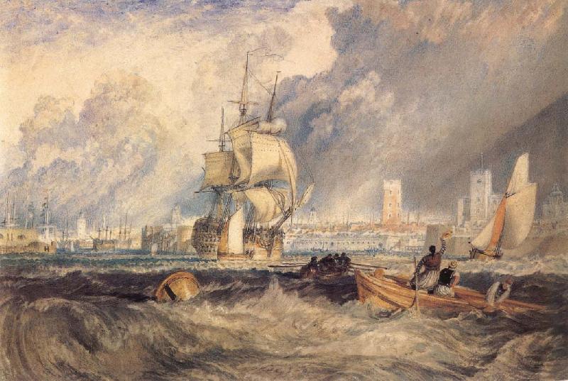 J.M.W. Turner Portsmouth oil painting picture